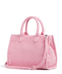 Iris Toweling M Handtasche Polyester, Baumwolle rosa