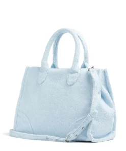 Iris Toweling M Handtasche Polyester, Baumwolle hellblau