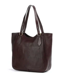 Isadora Shopper genarbtes Rindsleder wein