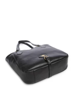 Isadora Shopper genarbtes Rindsleder schwarz