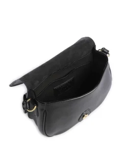 Isadora Umhängetasche fein genarbtes Rindsleder schwarz