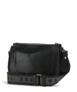 Isadora Umhängetasche genarbtes Rindsleder schwarz