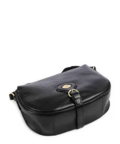 Isadora Umhängetasche genarbtes Rindsleder schwarz