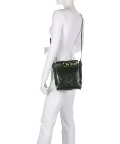 Isotta Umhängetasche fein genarbtes Rindsleder khaki