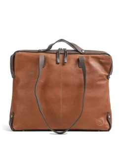 Ivy lane Aktentasche 13″ genarbtes Rindsleder cognac