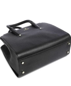 Ivy M Handtasche genarbtes Rindsleder schwarz