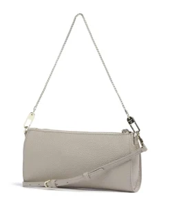 Ivy S Schultertasche genarbtes Rindsleder beige