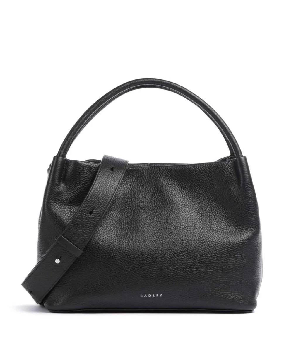 Ivydale Road Handtasche genarbtes Rindsleder schwarz