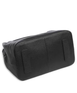 Ivydale Road Handtasche genarbtes Rindsleder schwarz