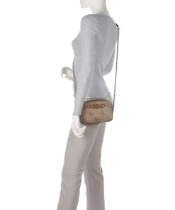 Izzy Umhängetasche Lederimitat braun