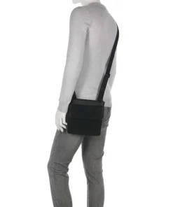 Jacques Umhängetasche Lederimitat schwarz