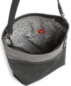 Jana J12 Beuteltasche Lederimitat dunkelgrau