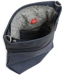 Jana J12 Beuteltasche Lederimitat dunkelblau