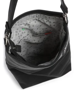 Jana J12 Beuteltasche Lederimitat schwarz