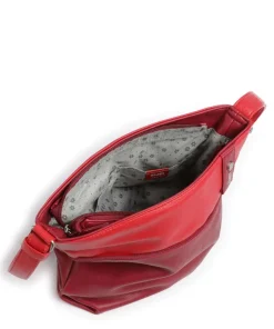 Jana J10 Schultertasche Lederimitat rot
