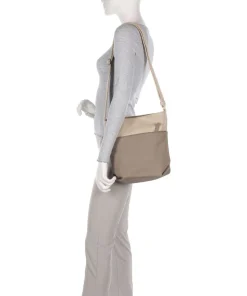 Jana J10 Schultertasche Lederimitat beige