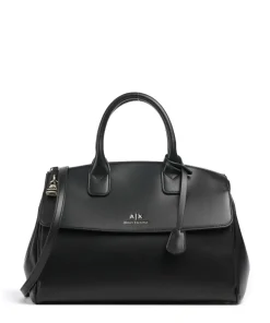 Jane L Handtasche Lederimitat schwarz