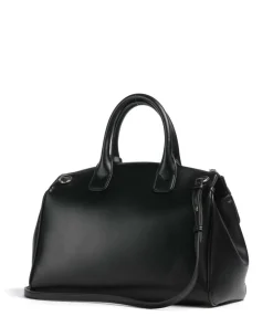 Jane L Handtasche Lederimitat schwarz