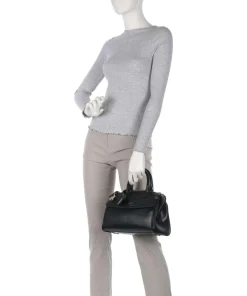 Jane M Handtasche Lederimitat schwarz