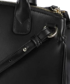 Jane M Handtasche Lederimitat schwarz