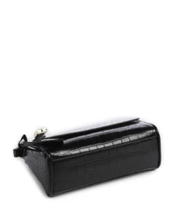 Jane Umhängetasche Lederimitat schwarz