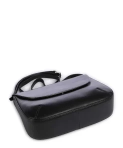 Jane Umhängetasche Rindsleder schwarz