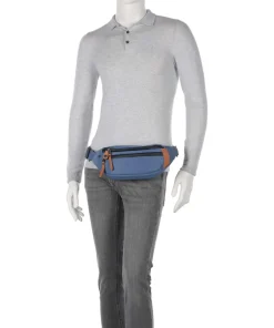 Japan Ichikawa Gürteltasche Canvas blau