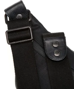 Japan Ichikawa Gürteltasche Canvas schwarz