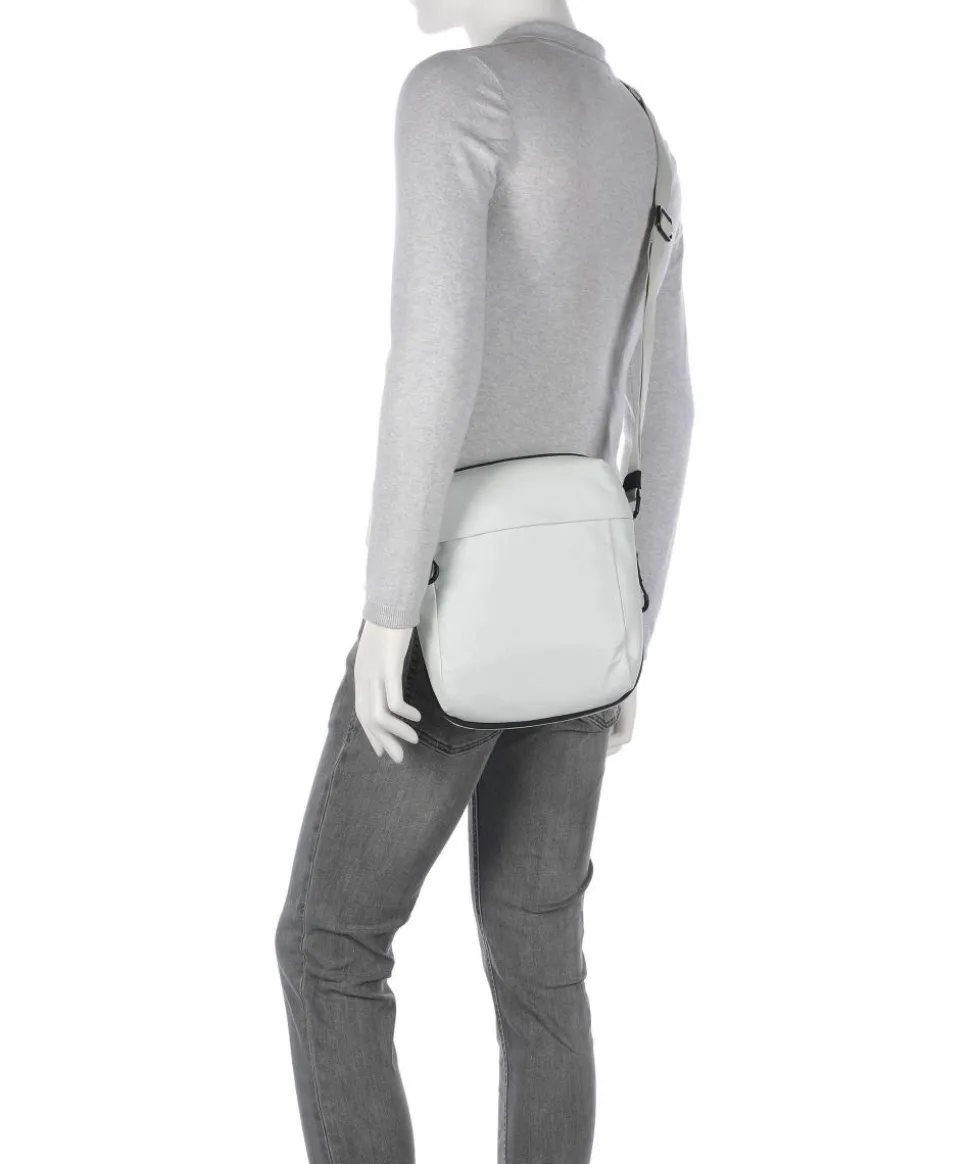 Japan RE Oyabe RE Umhängetasche recyceltes Nylon hellgrau