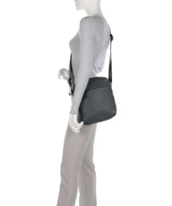 Japan RE Oyabe RE Umhängetasche recyceltes Nylon dunkelgrau