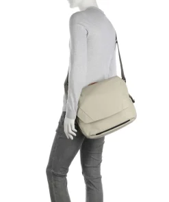 Japan RE Yamakuni RE Kuriertasche 13″ recyceltes Nylon beige