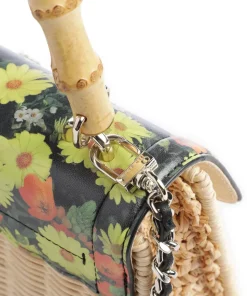 Jaysisa Umhängetasche Rattan natur