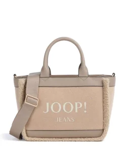 Jeans Calduccio Yvette Handtasche Lederimitat, Polyester, Textil beige