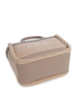 Jeans Calduccio Yvette Handtasche Lederimitat, Polyester, Textil beige