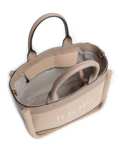 Jeans Calduccio Yvette Handtasche Lederimitat, Polyester, Textil beige