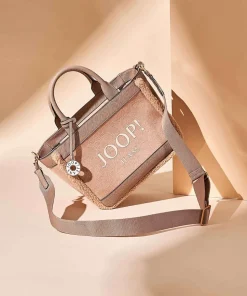 Jeans Calduccio Yvette Handtasche Lederimitat, Polyester, Textil beige