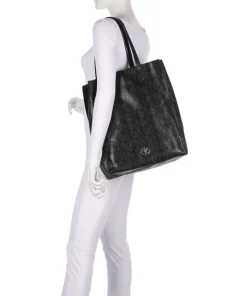 Jeans Confetto Boa Liv Shopper Lederimitat schwarz