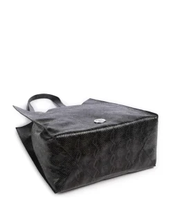 Jeans Confetto Boa Liv Shopper Lederimitat schwarz