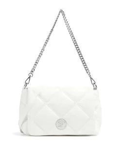 Jeans Confetto Solar Schultertasche Lederimitat weiß