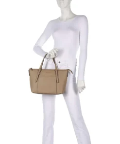 Jeans Diurno Helena Handtasche genarbtes Leder beige