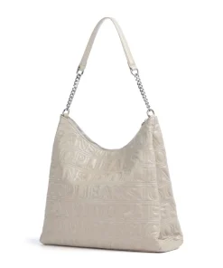 Jeans Iniziale Spiega Lucille Beuteltasche Lederimitat beige
