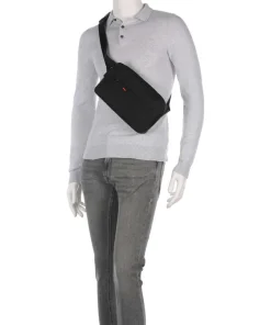 Jeans Martano Tessuto Lino Gürteltasche Nylon schwarz