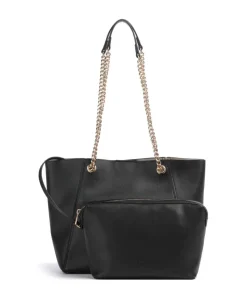 Jeans Singolo Justine Shopper Lederimitat schwarz