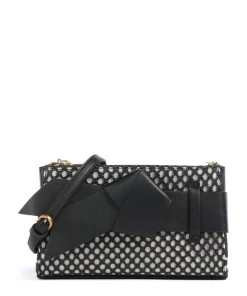 Jeesie Umhängetasche Lederimitat schwarz