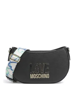 Jelly Logo Umhängetasche Lederimitat schwarz