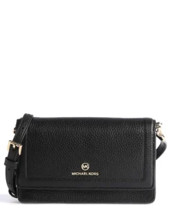 Jet Set Charm Umhängetasche genarbtes Rindsleder schwarz