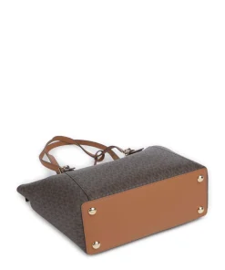 Jet Set Item Shopper Lederimitat dunkelbraun