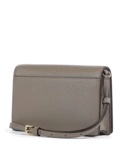 Jet Set Medium Umhängetasche genarbtes Rindsleder taupe