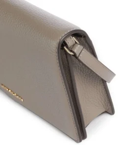 Jet Set Medium Umhängetasche genarbtes Rindsleder taupe