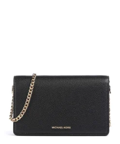 Jet Set Medium Umhängetasche genarbtes Rindsleder schwarz